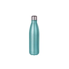 17oz/500ml Stainless Steel Cola Bottle(Glitter L.Blue)