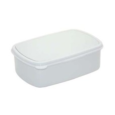 Plastic Lunch Box-White
