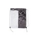 Drawstring Backpack(Sequin, Black/White)