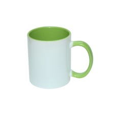 11oz Two-Tone Color Mug(Inside & Handle) Light Green
