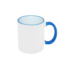 11oz Two-Tone Color Mug(Handle Only) Matt Light Blue