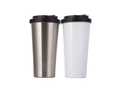 16oz Stainless Steel Tumbler w/ Portable Lid