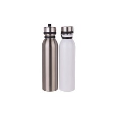 20oz/600ml Stainless Steel Flask w/ Portable Lid