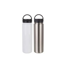 25oz/750ml Stainless Steel Flask w Portable Lid