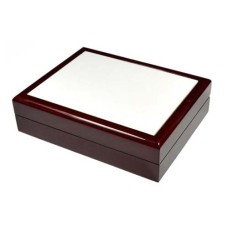 Jewelry Box (6"x8", Maroon)