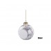 8cm Plastic Christmas Ball Ornament w String