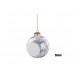 8cm Plastic Christmas Ball Ornament w String