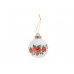 Ceramic Christmas Ball Ornament