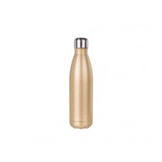 17oz/500ml Stainless Steel Cola Bottle(Glitter Gold)