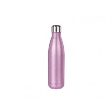 17oz/500ml Stainless Steel Cola Bottle(Glitter Pink)