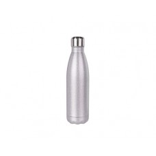 17oz/500ml Stainless Steel Cola Bottle(Glitter Silver)