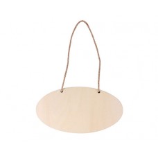 Door Hanger Oval(Plywood, 14*26cm)