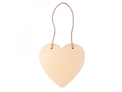 Door Hanger Heart(Plywood, 20*20cm)