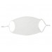 Full Cotton Face Mask with Filter(13*17.8cm, White)