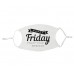 Full Cotton Face Mask with Filter(13*17.8cm, White)