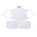 Poly-Cotton Face Mask with Filter(13*18.5cm, White Strap)