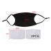Full Cotton Kids Face Mask with Filter (10*15cm, Black)