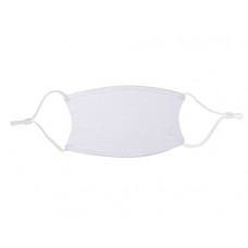 Poly-Cotton Kids Face Mask with Filter(10*15cm, White Strap)