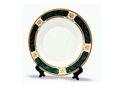 7.5" Rim Plate(Green Design)