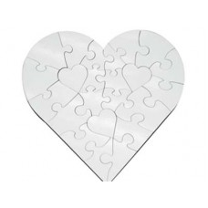 Hardboard Puzzle (Heart)