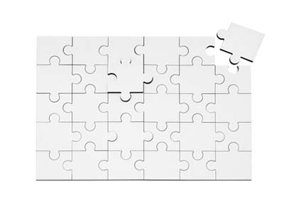 A4 Hardboard Puzzle