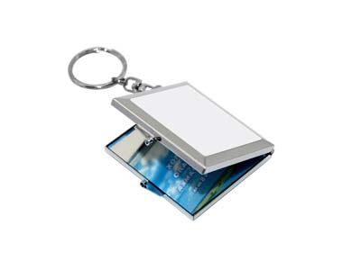 Compact Mirror(Rectangular w keyring, 5.25*5.3cm)