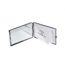 Compact Mirror(Rectangular w Notebook, 9.7*6.0cm)