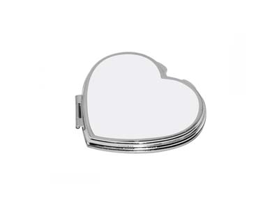 Compact Mirrorr(Heart, 6.5*5.9cm)