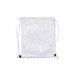 Drawstring Backpack(Sequin, White/Silver)