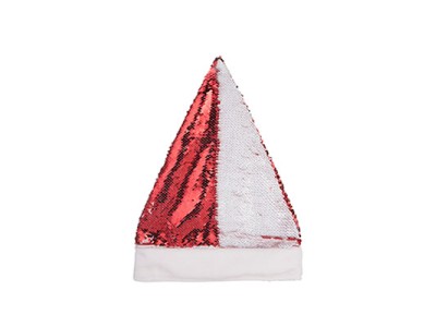 Santa Hat(Sequin, Red/White)