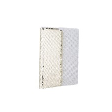 A5 Notebook(Flip Sequin, Gold/White)