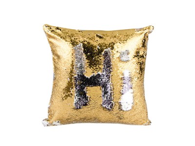 Pillow Cover(Flip Sequin, Gold/Silver)