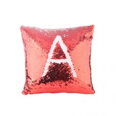 Pillow Cover(Flip Sequin, Red/White)