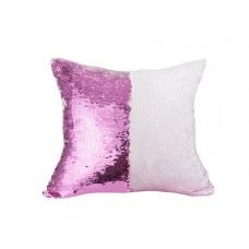 Pillow Cover(Flip Sequin, White/Purple)