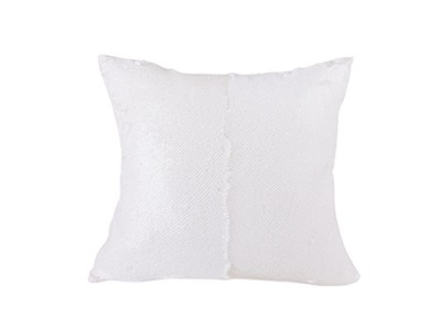 Pillow Cover(Flip Sequin, White/White)