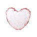 Pillow Cover(Heart Flip Sequin, Red/White)