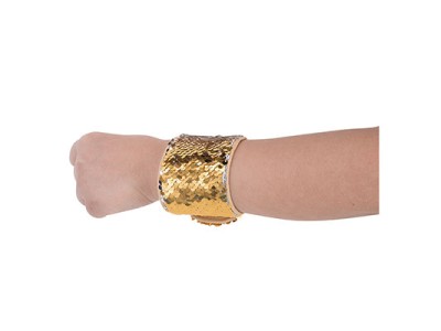 Bracelet(Sequin, Gold/White)