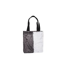 Tote Bag(Sequin & Linen, Black/White)