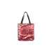 Tote Bag(Sequin & Linen, Red/Silver)