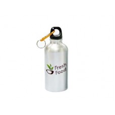 400ml Aluminium Water Bottle Silver