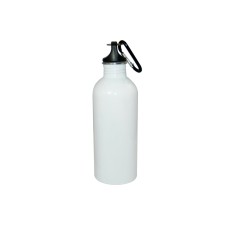 600ml Aluminium Water Bottle White