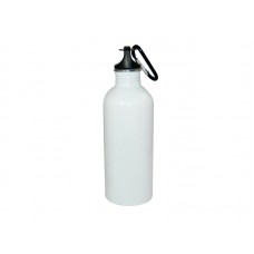 600ml Aluminium Water Bottle White