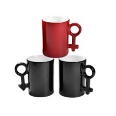 10oz Magic Couple Mugs(Black/Red)
