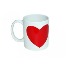 11oz Magic Color Change Mug(Heart Print)