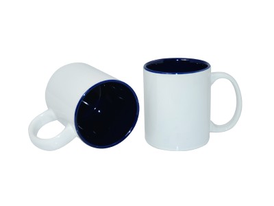 11oz Two-Tone Color Mug(Inside Only) Blue