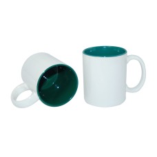 11oz Two-Tone Color Mug(Inside Only) Green