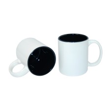 11oz Two-Tone Color Mug(Inside Only) Black