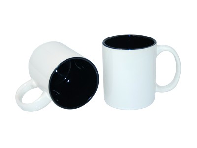 11oz Two-Tone Color Mug(Inside Only) Black