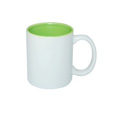11oz Two-Tone Color Mug(Inside Only) Light Green