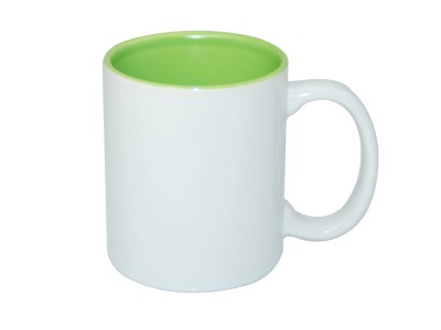 11oz Two-Tone Color Mug(Inside Only) Light Green